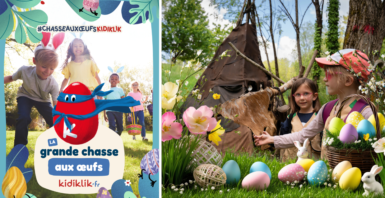 La Chasse aux oeufs Kidiklik 2026 au Paléosite de Saint Césaire, entre Saintes et Cognac