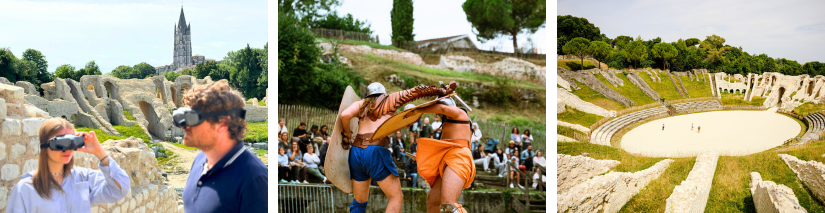 visite-famille-arenes-gallo-romaines-saintes ©LéaDumand