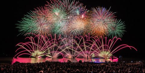 "A la croisée des Phares" Spectacle pyrotechnique son et lumière à La Palmyre