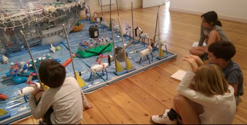 "La fabrique d'art contemporain" atelier 6-12 ans au Musée du Nouveau Monde, La Rochelle