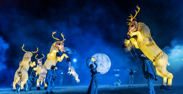 La grande parade amoureuse déambulation de noël La Rochelle