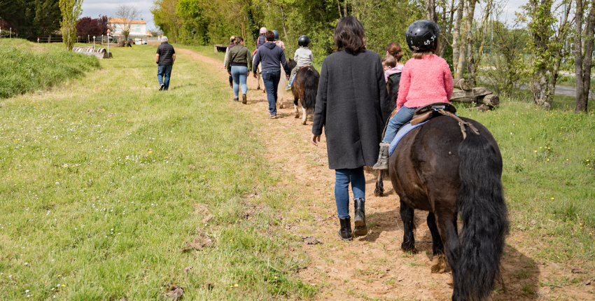 Rando-goûter parent-enfant avec La Maison du Poney, près de La Rochelle