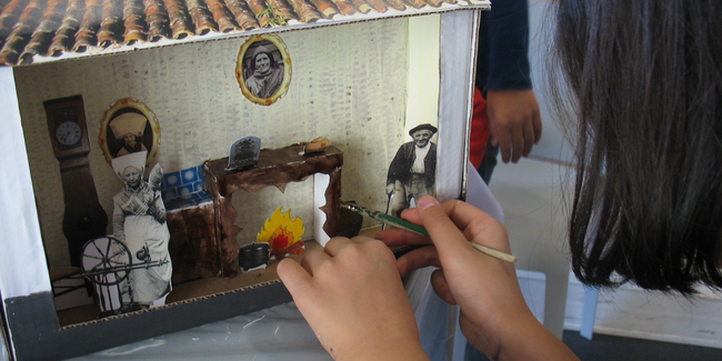 "Diorama" atelier créatif enfant au Musée de l'Île d'Oléron