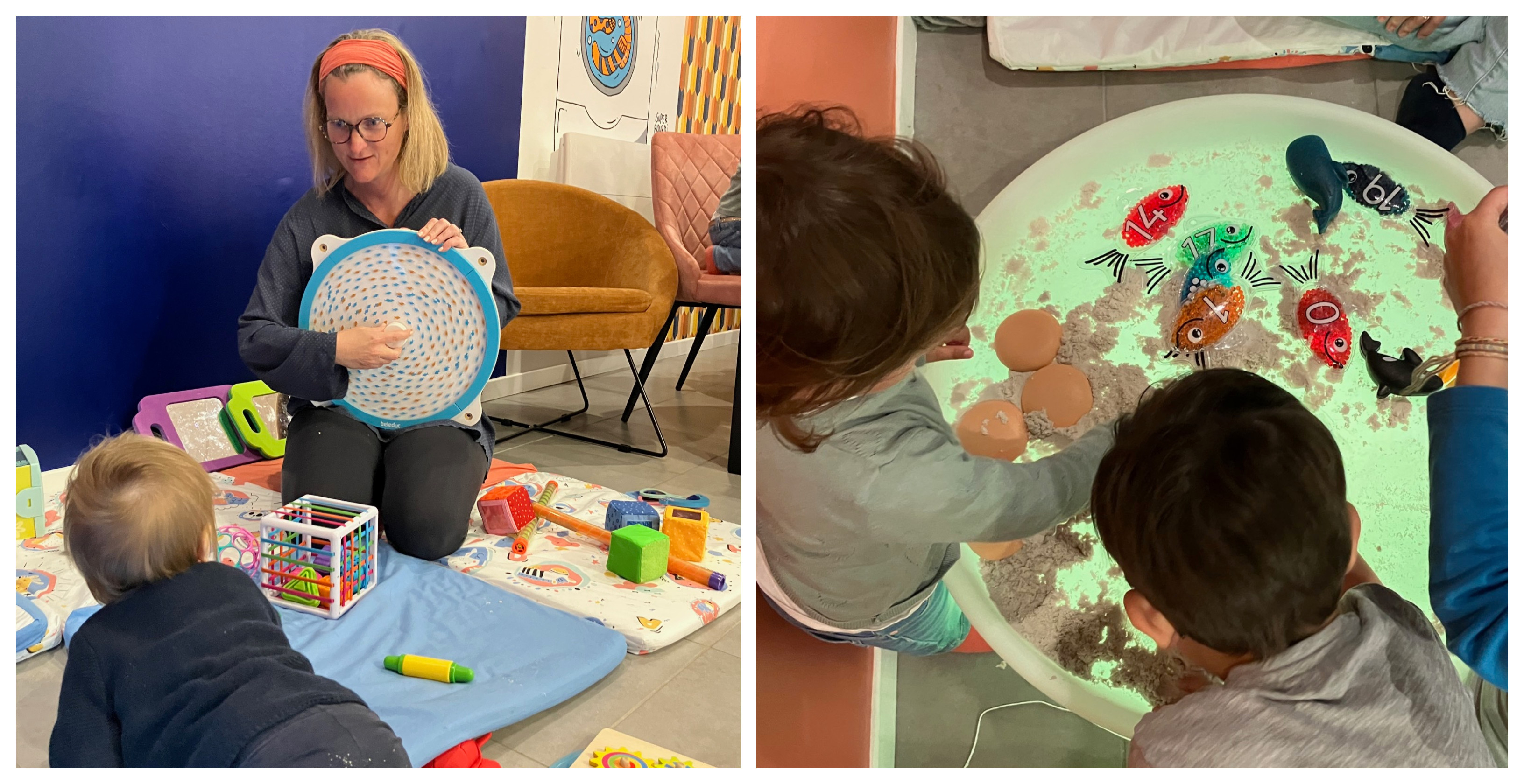 Atelier sensoriel pour les enfants de 0 à 5 ans avec P'tit Bout'd'sens près de La Rochelle