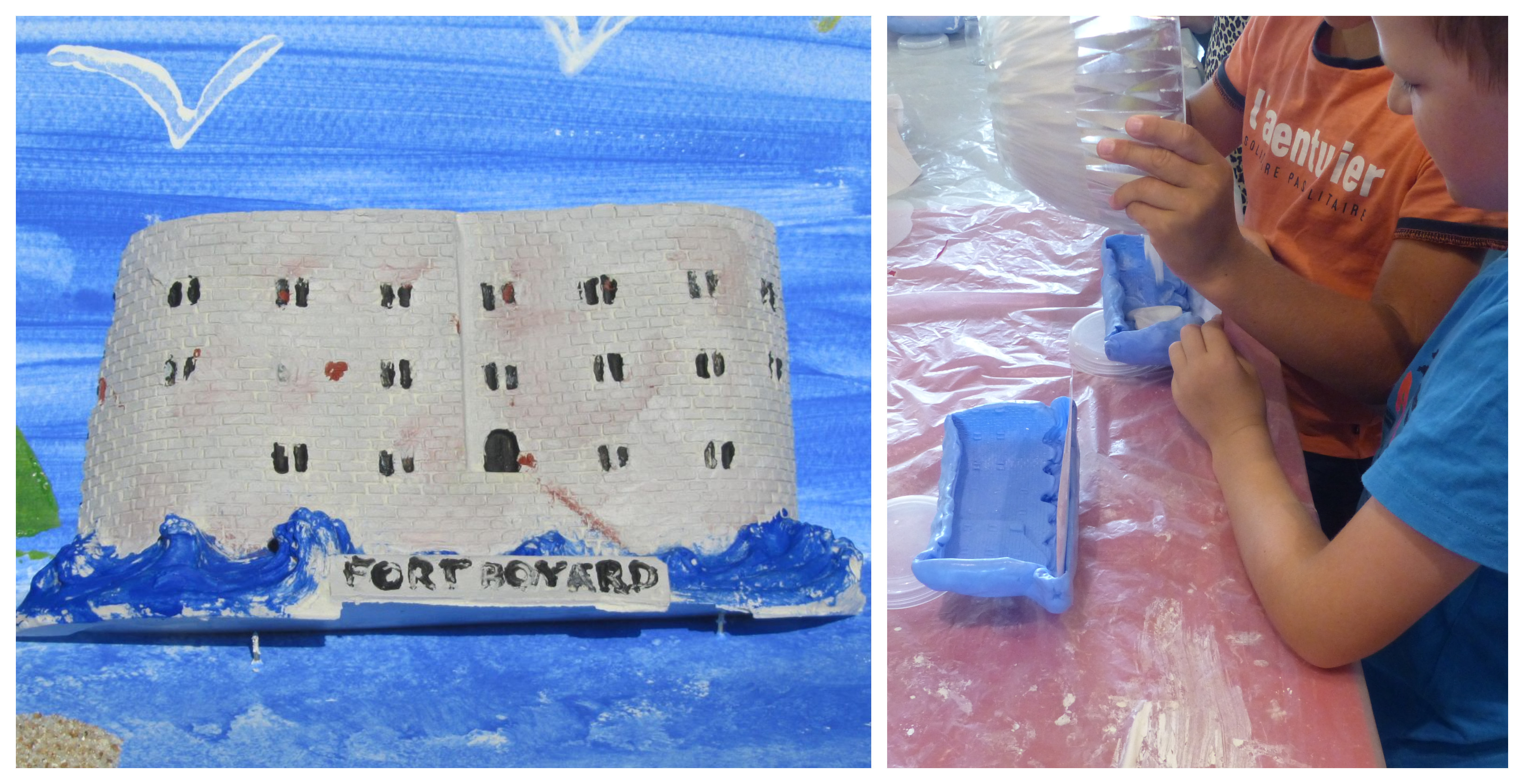 "Copie conforme Fort Boyard" atelier enfant au Musée de l'île d'Oléron