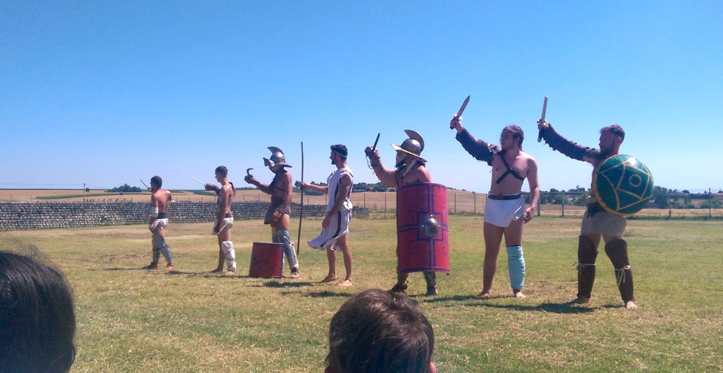 "Gladiateurs et jeux olympiques" sont de retour sur le site du Fâ à Barzan, près de Royan