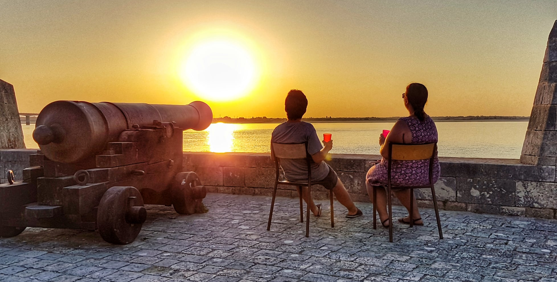 Apéro-concert à Fort Louvois, entre Marennes et l'île d'Oléron