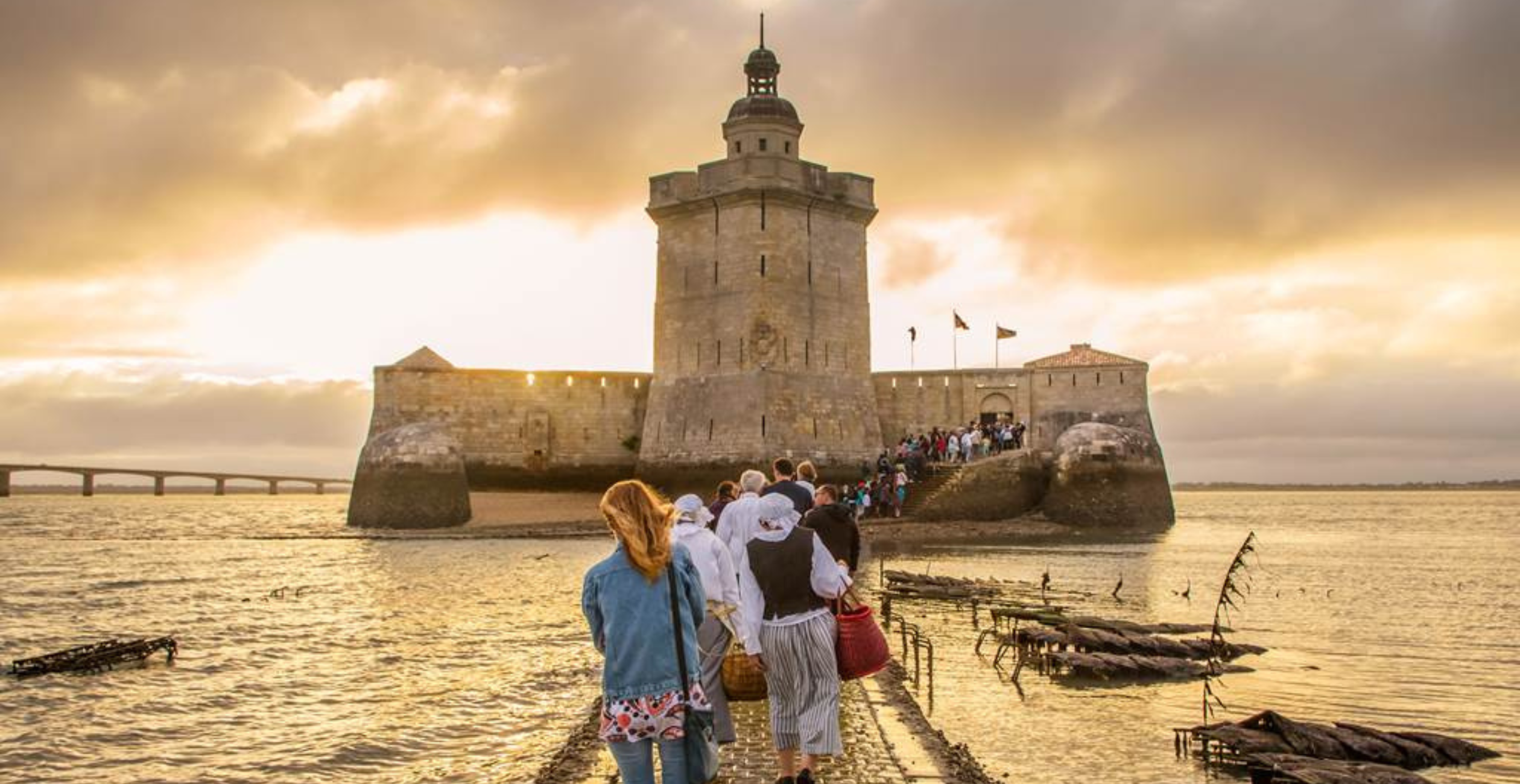 Nuit d’été à Fort Louvois, entre Marennes et l'île d'Oléron