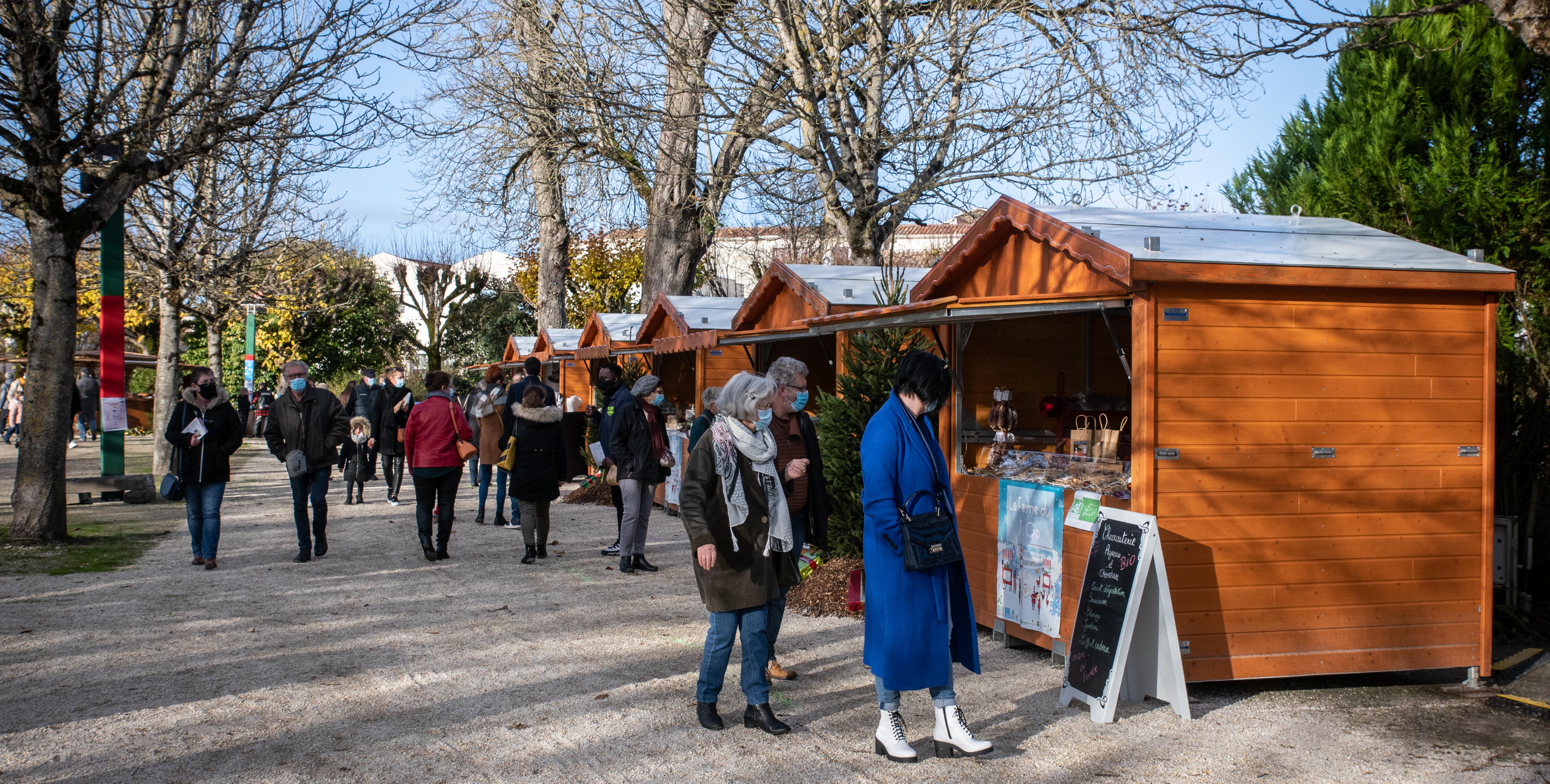 Marché de noël à Saintes