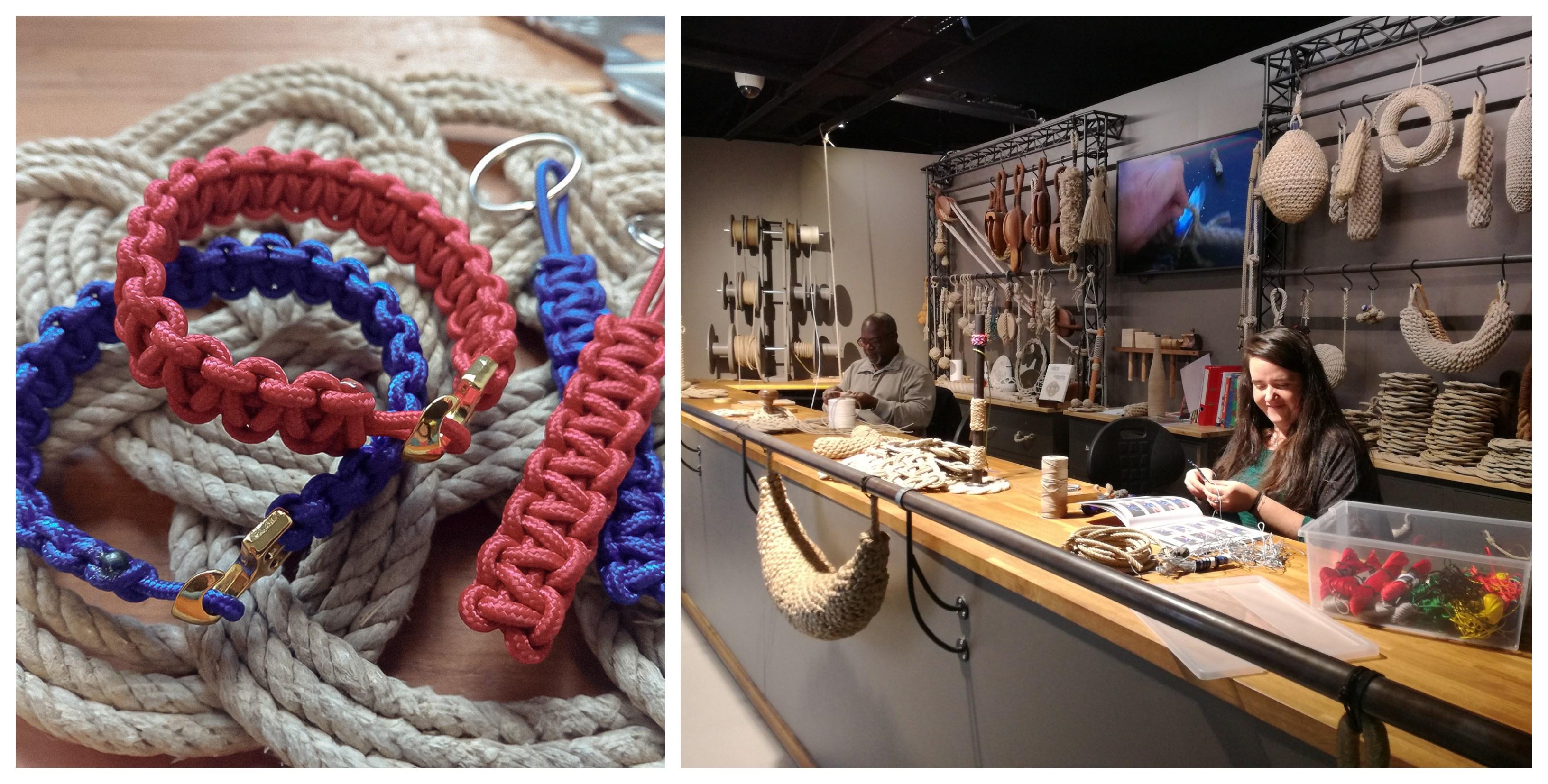 Atelier matelotage "bracelet", dès 6 ans à la Corderie Royale de Rochefort
