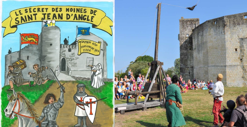 Spectacle "Sites en Scène" au Château-Fort de la fée Mélusine, près de Rochefort