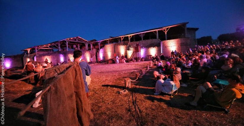 "la naissance de Cassinomagus" Spectacle son et lumière au parc archéologique de Cassinomagus, à 1h d'Angoulême