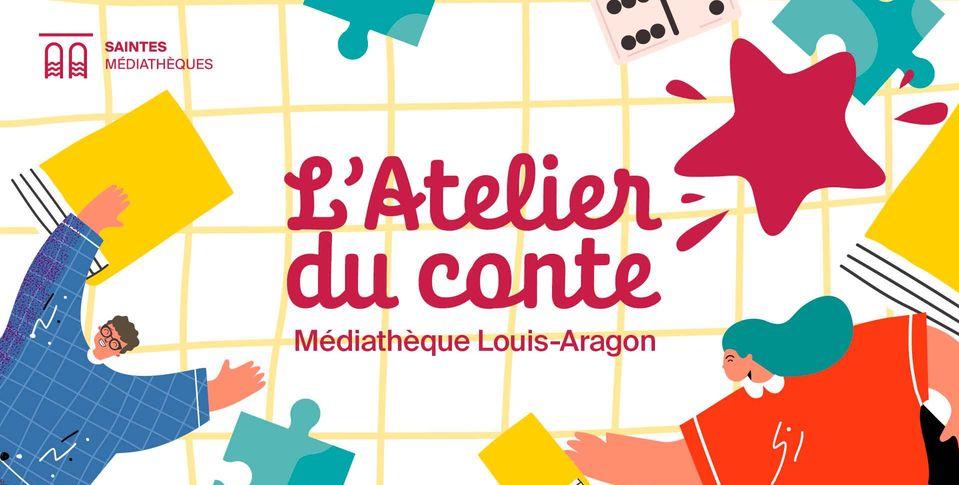 L'atelier du conte à la médiathèque Louis Aragon de Saintes