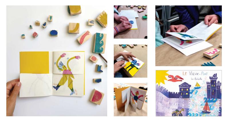 Atelier et dédicace avec l'illustratrice Rochelaise Emma Schnellbach à la Librairie Gréfine, La Rochelle