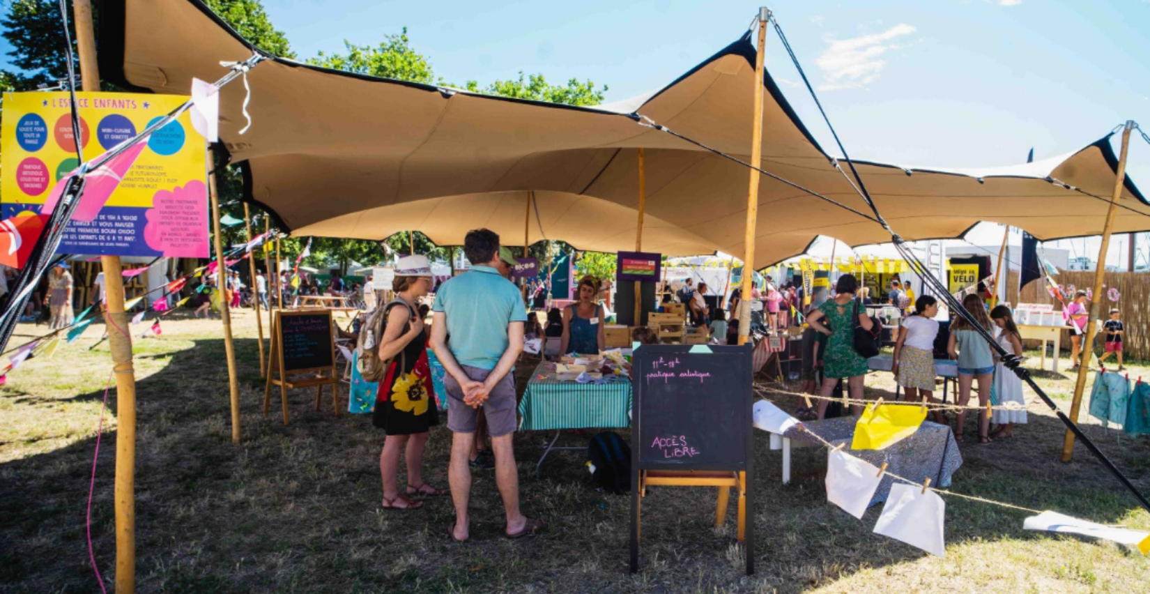 Village Francocéan avec les musées aux Francofolies de La Rochelle