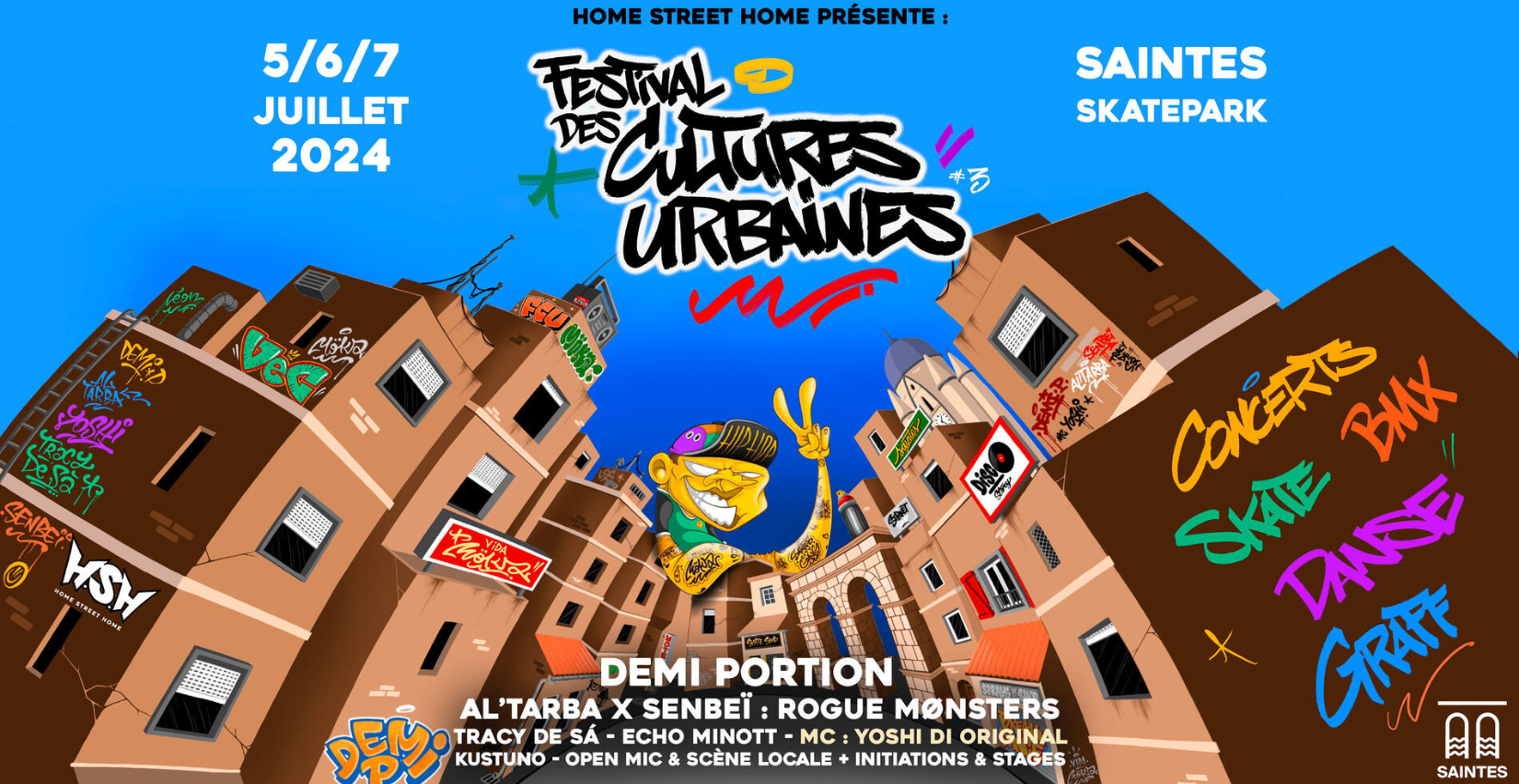 Festival des Cultures Urbaines à Saintes