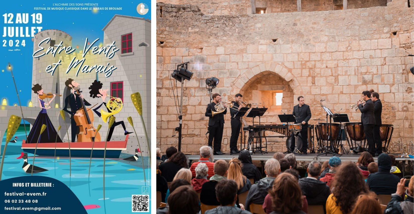 Concert itinérant au Château-Fort de Mélusine, entre Rochefort, Saintes et Royan