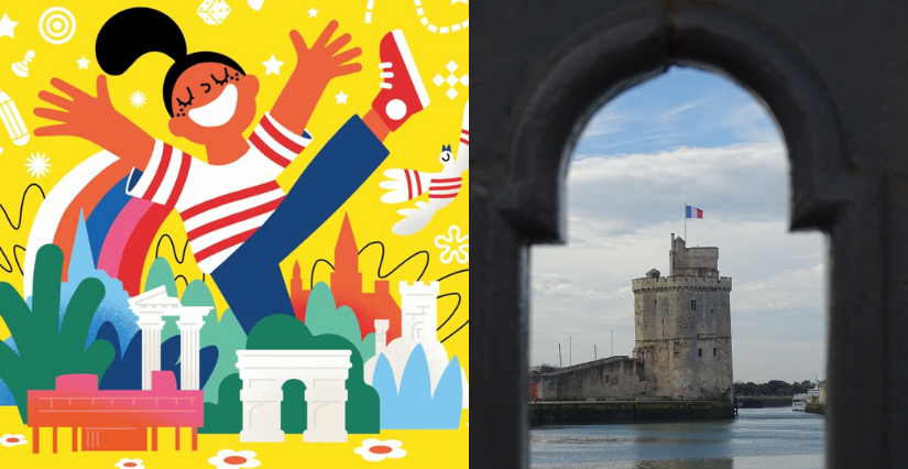 Monument jeu d'enfant : retour au Moyen-Age ! dans les tours de La Rochelle