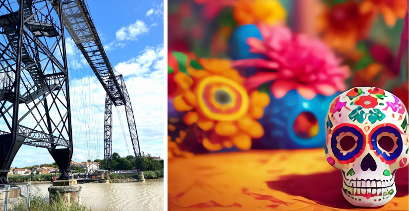 Atelier créatif "el dia de los muertos" au Pont Transbordeur à Rochefort