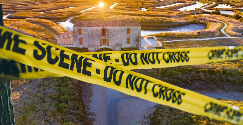 "Meurtres au Moulin", Murder Party au Moulin des Loges, à St Just Luzac