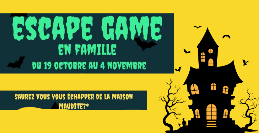 "la maison maudite" escape game familial à St Fort sur le Né, près de Cognac