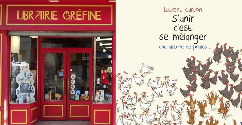 Atelier créatif 6-10 ans "S’unir c’est se mélanger !" avec Laurent Cardon à la librairie Gréfine La Rochelle