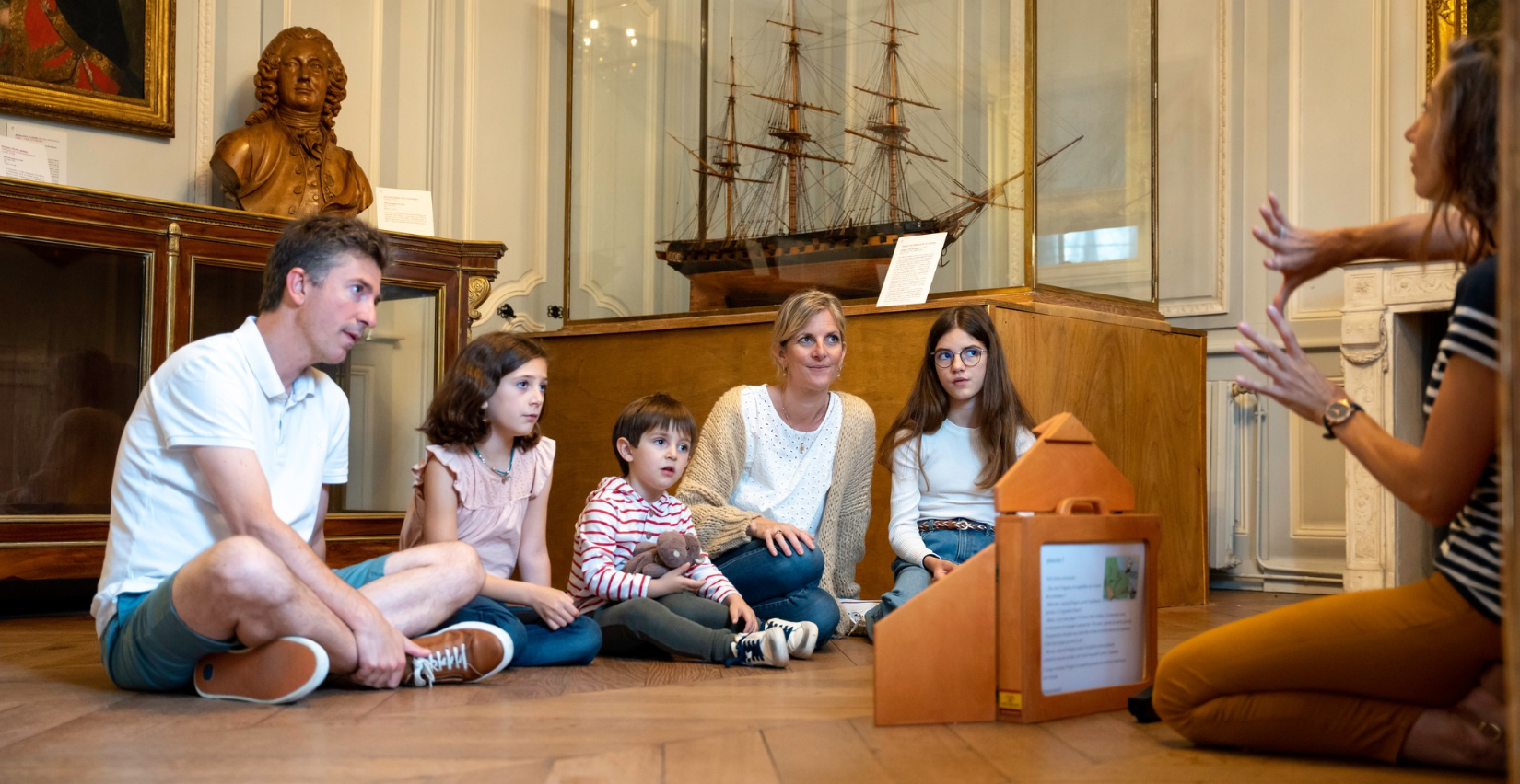 Visite contée avec les 3-6 ans au musée national de la Marine de Rochefort