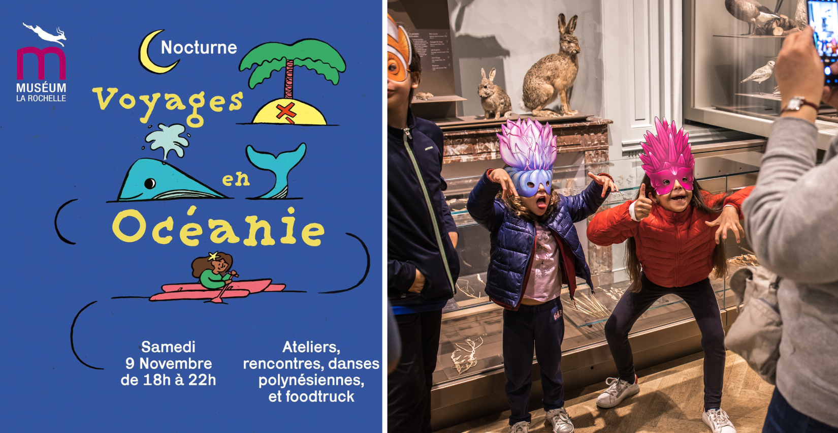 "Voyage en Océanie", nocturne en famille au Muséum de La Rochelle