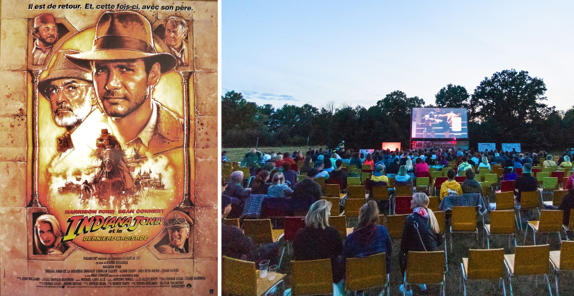 Cinéma en plein air "Indiana Jones et la dernière croisade", en famille, à Lorignac.