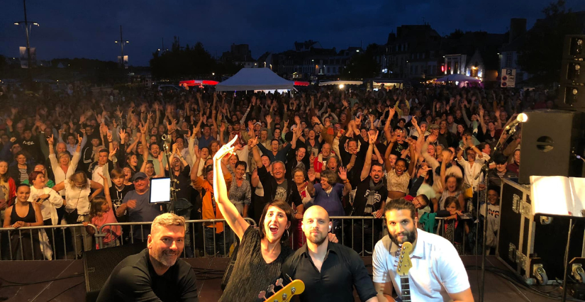 Concert de rock par The White Socks cet été près de Montguyon