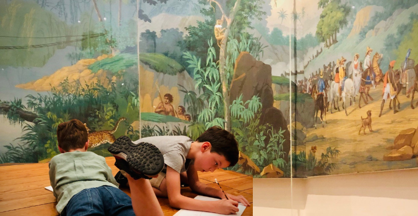 "Souvenirs de vacances", atelier enfant au musée du Nouveau Monde de La Rochelle
