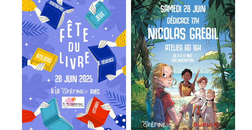 Fête du livre à la Librairie Gréfine, La Rochelle