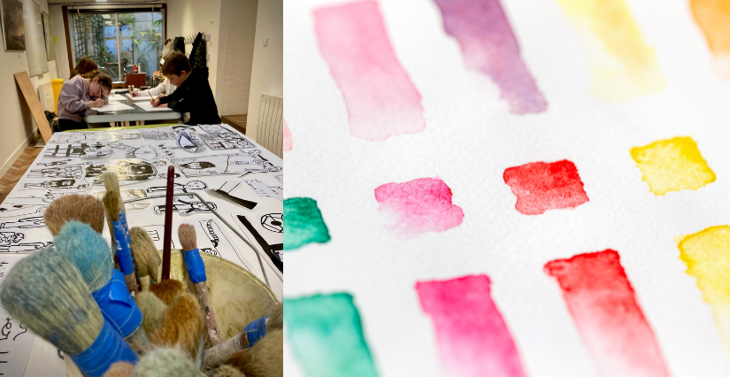 "Carnet de voyage", atelier aquarelle au musée du Nouveau Monde de La Rochelle
