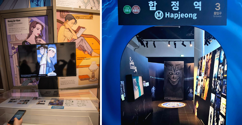 "K-Webtoon, le renouveau de la BD coréenne" exposition temporaire à la Cité de la BD d'Angoulême