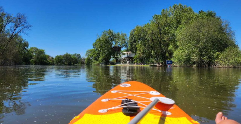 Balade en kayak, paddle ou canoë sur la Charente à Chaniers, près de Saintes