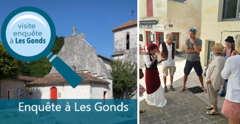 Visite-enquête en famille à Les Gonds, près de Saintes