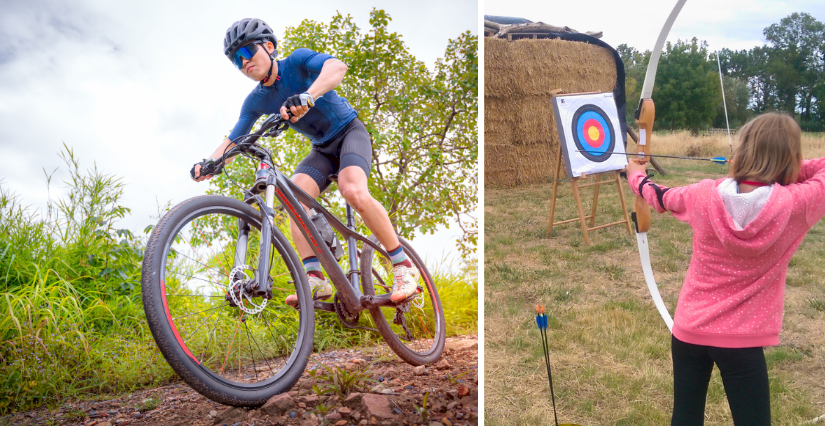Animations sportives à Cap' sur Maubert, sur l'estuaire de la Gironde