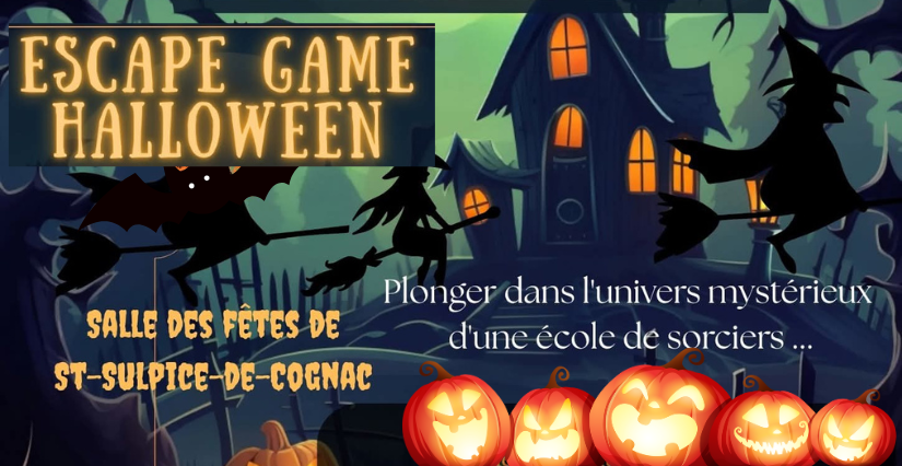 Escape game d'Halloween à St Sulpice de Cognac