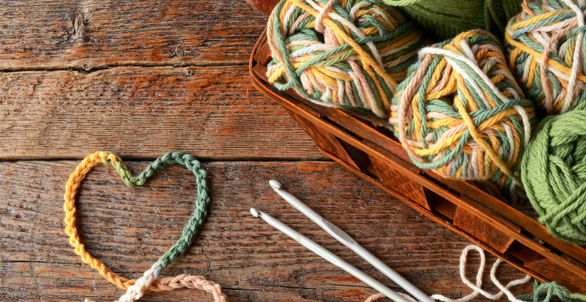 Atelier "mon premier crochet" à la médiathèque Michel-Crépeau, La Rochelle