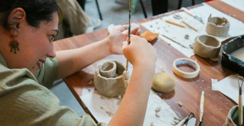 Atelier créatif en famille au muséum de La Rochelle