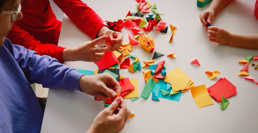 Atelier d'initiation à l'origami avec la médiathèque Michel-Crépeau, La Rochelle