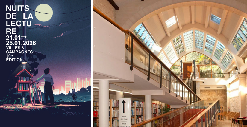 Nuit de la lecture à la médiathèque François Mitterrand, Saintes