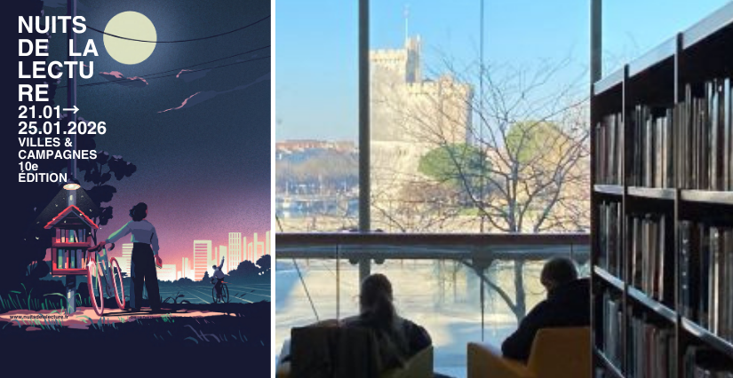 Nuit de la lecture avec la médiathèque Michel Crépeau, à La Rochelle