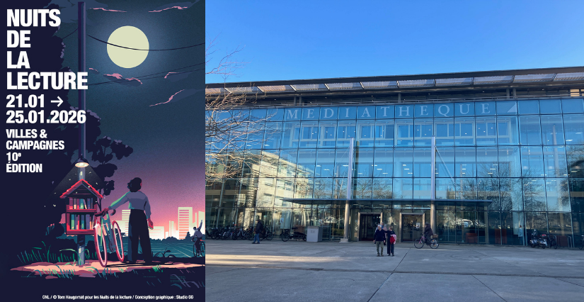 Nuits de la lecture avec la médiathèque Michel Crépeau, à La Rochelle