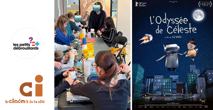 Séance ciné-atelier "L'odyssée de Célèste" avec le Ciné de la Cité à Angoulême