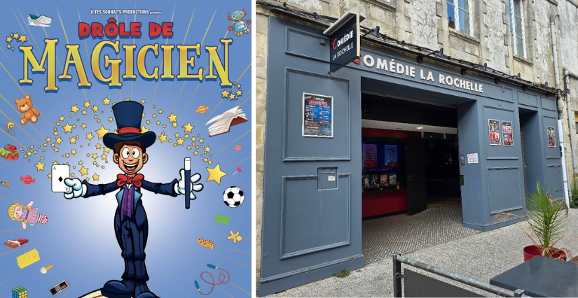 Spectacle "Drôle de magicien" dès 3 ans à la Comédie de La Rochelle
