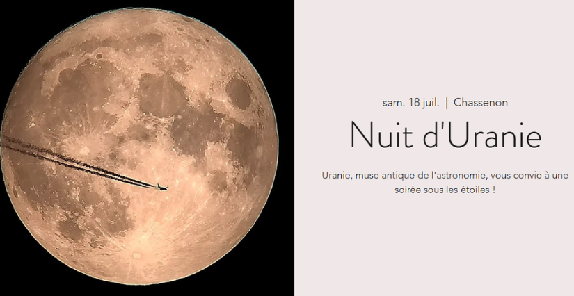 Nuit d'Uranie à Cassinomagus, près de Confolens en Charente 