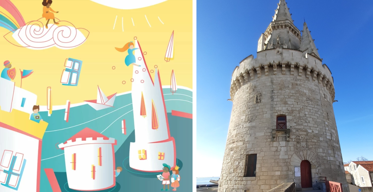 "Quand j'étais petit, je croyais…", visite pour les petits dans les Tours de La Rochelle