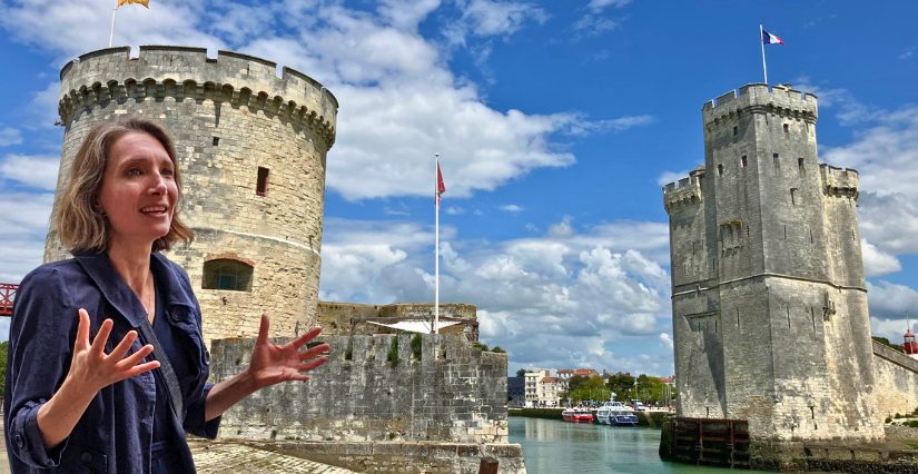 Visite contée "entre tours et détours" en famille au tours de La Rochelle 