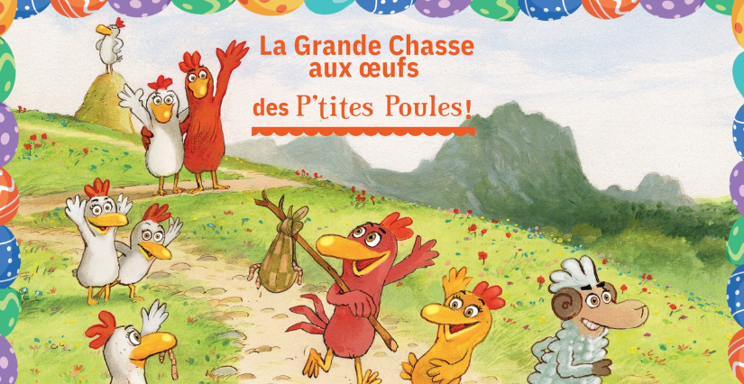 La Grande chasse aux oeufs de P'tites poules à la Librairie Gréfine La Rochelle